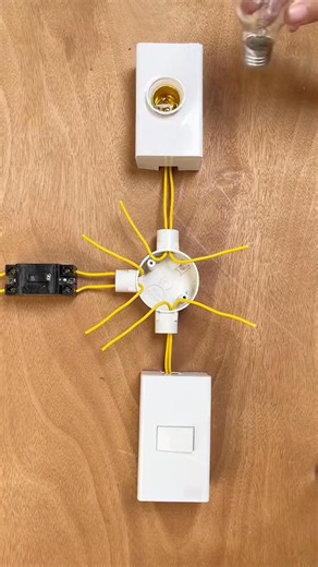 Simple one switch one light bulb wiring #tips #DIY #tipsandtricks | Jason Reis