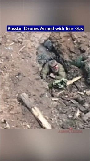 Russia's New Drone Tactic: Tear Gas Forces Soldiers Out of Dugouts