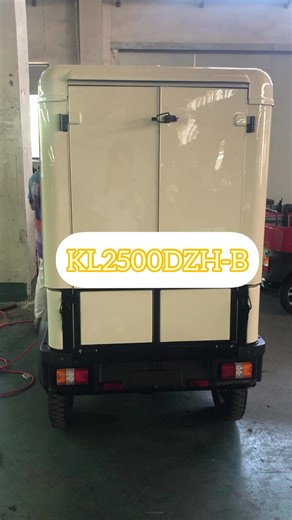 Electric Closed Reverse Tricycle Working Vehicle for Warehouse/Factory Passenger Use