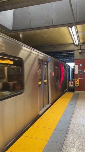 ￼Toronto TTC Subway Train Arriving at Wilson Station 12/22/2025