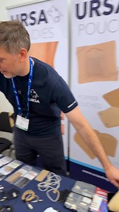 Our new Split End Ankle Strap also covers Calf Rigs really effectively. Here is a quick demo from Simon at the @ips.org.uk Pro Audio Show chatting with Kiff McManus about the strap and using it with our new Heat Shields. | URSA Straps
