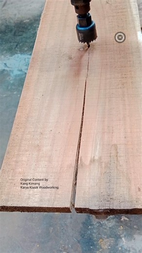 Fix Cracked Wood Board – Simple Repair That Actually Works #shorts #woodworkingtipsandtricks