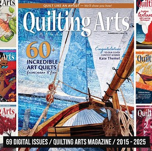 QUILTING ARTS Magazine | 69 Digital Issues, 2015 - 2025 | Handmade Sewing, Patchwork Design, Clothes Embroidery, Boho Quilt Decor, DIY Craft - Etsy