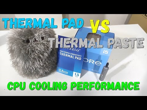 High conductive VRAM Thermal Pad VS Thermal Paste! Is thermal pad good to cool CPU?