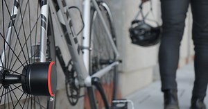 Bluetooth bike lock stops unattended wheels from turning