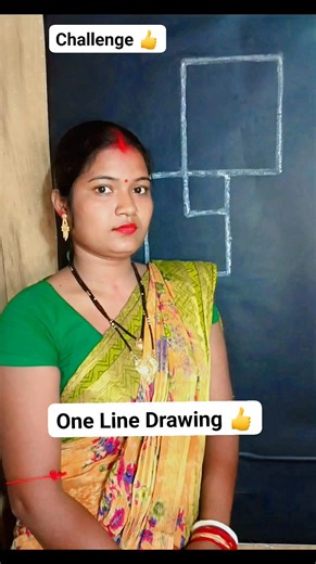 One Line Drawing 👍 #drawing #simple #easy #challenge #Posible | Smiley Neetu