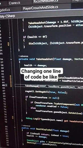 changing one line of code be like #indiedev #indiegame #indie