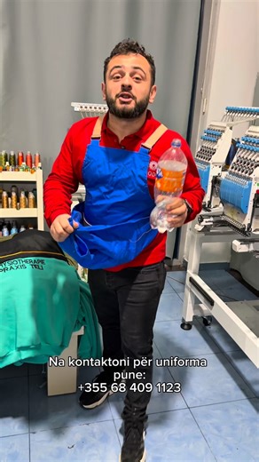 @fasoneri_sonila_fieri on Instagram: "💧 Test real, rezultat i fortë! Kjo përparëse kundra ujit u testua live – dhe siç e shihni në video, uji nuk kalon! Ideale për punë ku ka lagështi, ujë apo papastërti. Rezistente, praktike dhe gati për çdo sfidë. Provoje edhe ti cilësinë që flet vetë! 👇"