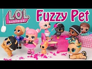 🐰🐶🐦LOL Surprise Doll Fuzzy Pets Motion Video 🐱🐰🐶