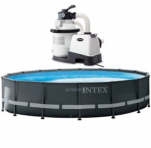 Intex Ultra XTR Frame Pool mit 488cmx122cm inkl. Sandfilterpumpe für 439,29€ (statt 476€)