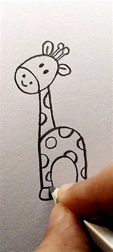 142K views · 946 reactions | Step by step giraffe drawing | Easy drawing for kids | Facebook