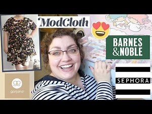 HUGE COLLECTIVE BLACK FRIDAY HAUL | Modcloth, Sephora, Aerie, Barnes & Noble, AND MORE!!!