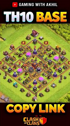 TH10 HYBRID BASE | TOWN HALL 10 TROPHY & FARMING LAYOUT 🏰 | CLASH OF CLANS
