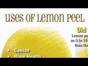 Lemonade Using a Whole Lemon, Peel, Pith, Rind, Super Healthy, Health Benefits