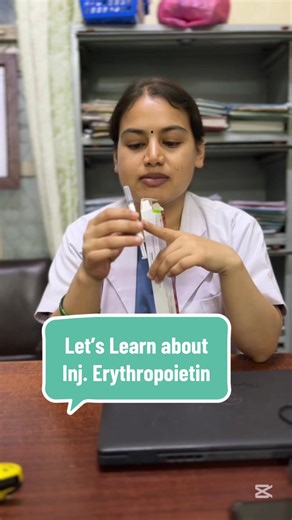 Let’s Learn about Erythropoietin Injection. #chronickidneydisease #ckd #dialysisnurse #hemodialysis #erythropoietin #injection #easylearning #learnwithbismita #clinicals #nursing #notes #medical #medicine #hormone #fyp #tiktok #educationalpurposes #teaching #CapCut