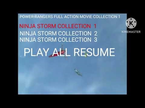 dvd menu bootleg power rangers full action ninja storm collection 1 2 3
