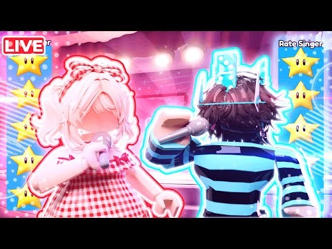 PLAYING SING IT WITH VIEWERS!🔴ft: ‪@ericahmm2‬ HITTING 71K! || #roblox #shorts
