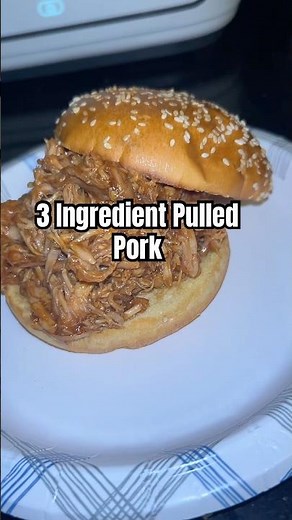 3 Ingredient Crockpot Pulled Pork (Easiest Dinner Ever!)