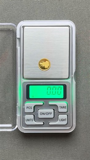 I Tested the Smallest Gold Weight Scale! 😱 Live Review #shorts