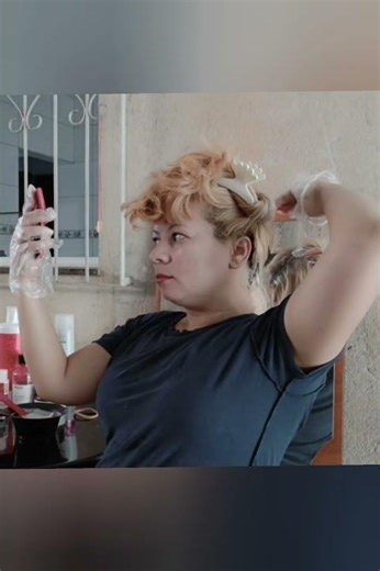 Root touch-up result with IGORA 12.2 SMOKY