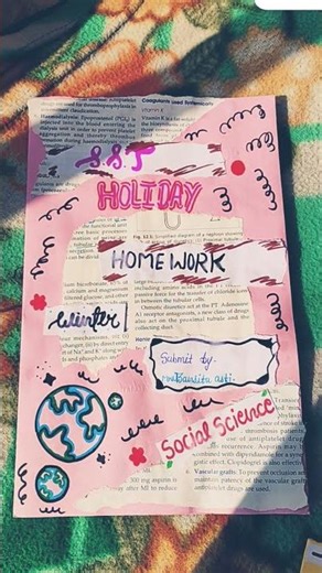 Handmade file sst front page idea👍