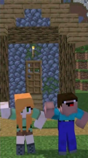 Steve and Alex Dance🤗 #minecraft #shorts