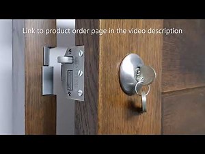 Locks for outward opening doors | Security Nightlatches for Difficult Outward-Opening Wooden Doors