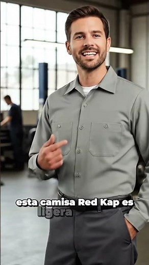 Camisa de Trabajo Red Kap SP14 Ligera Manga Larga | Resistente y Profesional