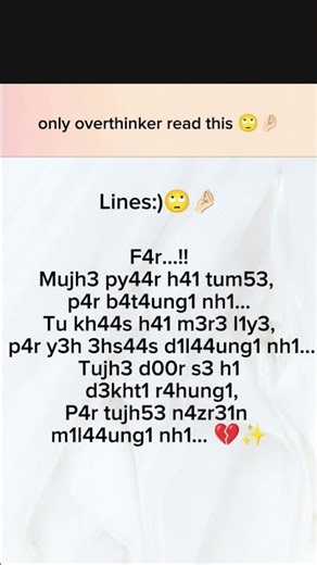 only overthinker read this #music #motivation #overthinking