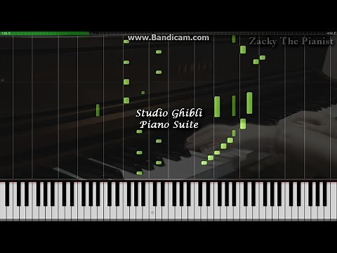 Studio Ghibli - Piano Suite || Synthesia Tutorial