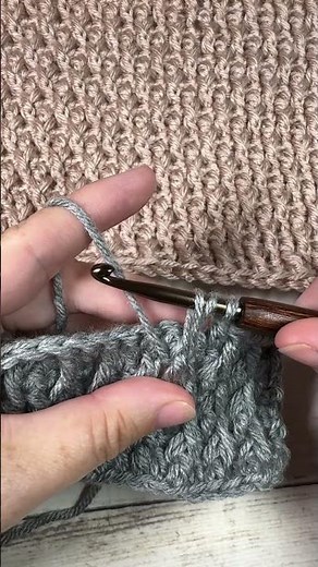 Crochet Stitch Tutorial - The Alpine Stitch #crochet