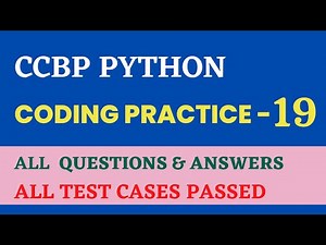 Coding Practice - 19 | Comparing Strings & Naming Variables | Python | CCBP 4.0