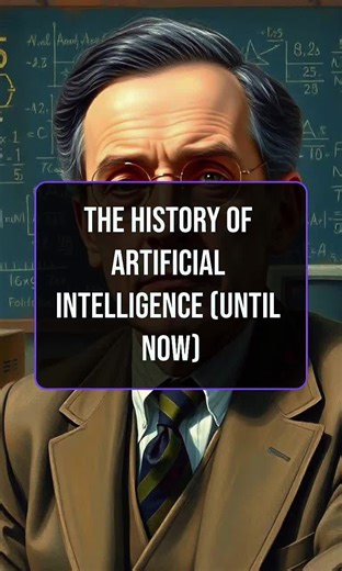 The dramatic history of AI—from Turing to today’s revolution. #AIHistory #TechRevolution #ArtificialIntelligence #HistoryUntilNow #FutureTech