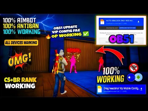 Auto Headshot Config File 🚀🎯 freefire aimbot + aimlock 🎯 | Headshot config file free fire max 🔥