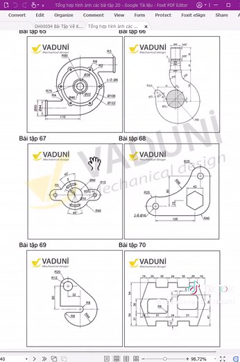Học Vẽ Cơ Bản và Nâng Cao trên AutoCAD 2D