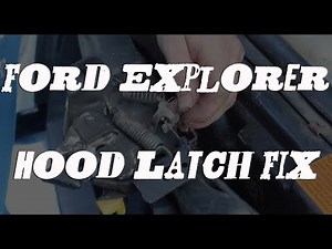 Explorer / Mountaineer Hood Latch Repair & Fix for no Cost