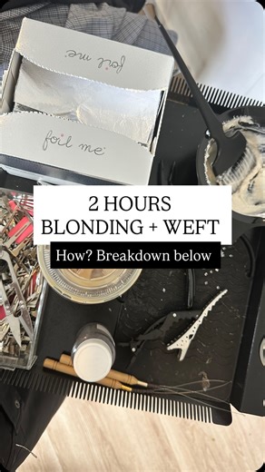 Bonded | Extension + Colour Studio | Springfield Lakes, Ipswich | Ok hear me out Your time = Your income 1:1 Hairstylist need to be more EFFICIENT Put your foils in THAN move your wefts up WHILE the... | Instagram