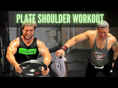 Intense 5 Minute Weight Plate Shoulders Workout