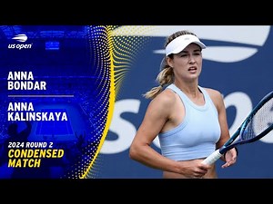 Anna Bondar vs. Anna Kalinskaya Full Match | 2024 US Open Round 2