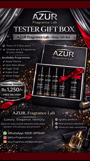 AZUR Fragrance Lab: Luxury Perfumes Made with Passion