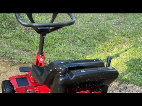 Part 2 Snapper riding mower belt adjustment