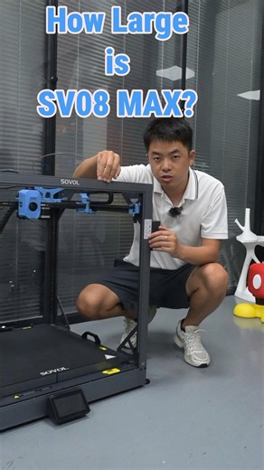 2.9K views · 22 reactions | How Large is Sovol SV08 Max #3dprinter #3dprint #3dprinted #sovol | Sovol3d | Facebook