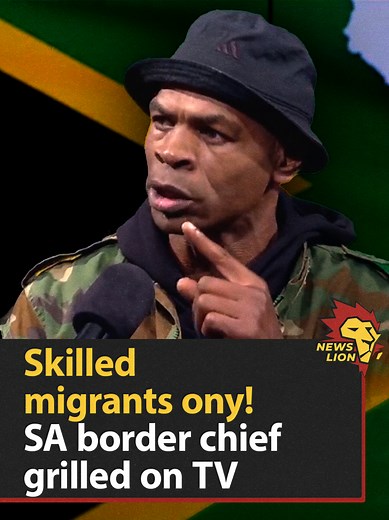 SA's border chief gets grilled over claims he is too lenient on migrants. A lobby group challenges the deputy home affairs minister live on TV, demanding answers on why undocumented migrants keep entering, why employment laws aren't enforced, and why asylum seekers bypass other countries to head straight for SA. The backlash follows anti-illegal migrant protests and violence in Joburg, Durban, and Pretoria over accusations foreigners are taking jobs. Official census data shows there are 2.4M mig