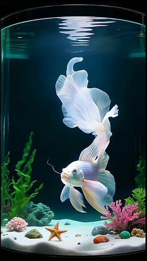 “Watch This Elegant Betta Dance in Pure Serenity 🐠✨