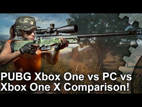 [4K] PUBG: Xbox One vs PC vs Xbox One X Graphics Comparison