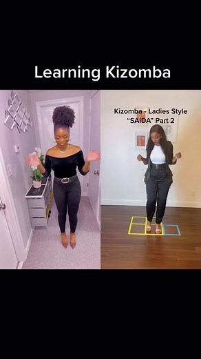 Learning Kizomba Dance Challenge with Steps on Grid