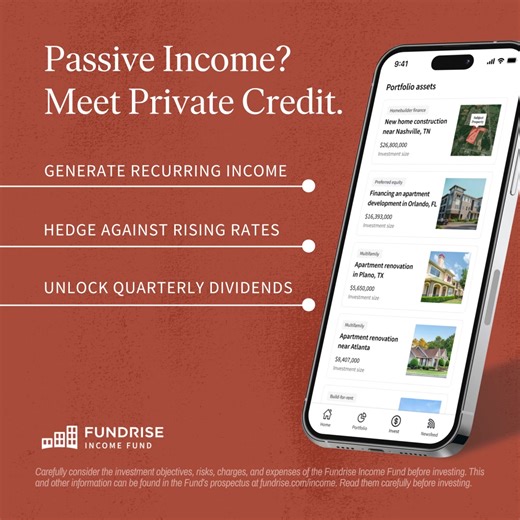 28K views · 254 reactions | Diversify your investment portfolio with fixed income. In an economic environment shaped by high interest rates, the Fundrise Income Fund offers investors a portfolio of more than $500m worth of income-focused investments. | Fundrise | Facebook