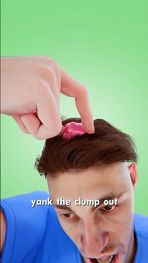 How To Remove Gum From Your Hair 😳