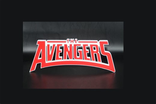 The Avengers 3D Printed Logo Sign Wall Desk Shelf Art - Etsy UK