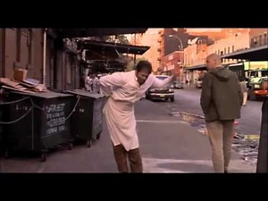 Vincent D'Onofrio's performance in Men in Black, as an alien bug wearing a human skin suit, is insane and amazing.